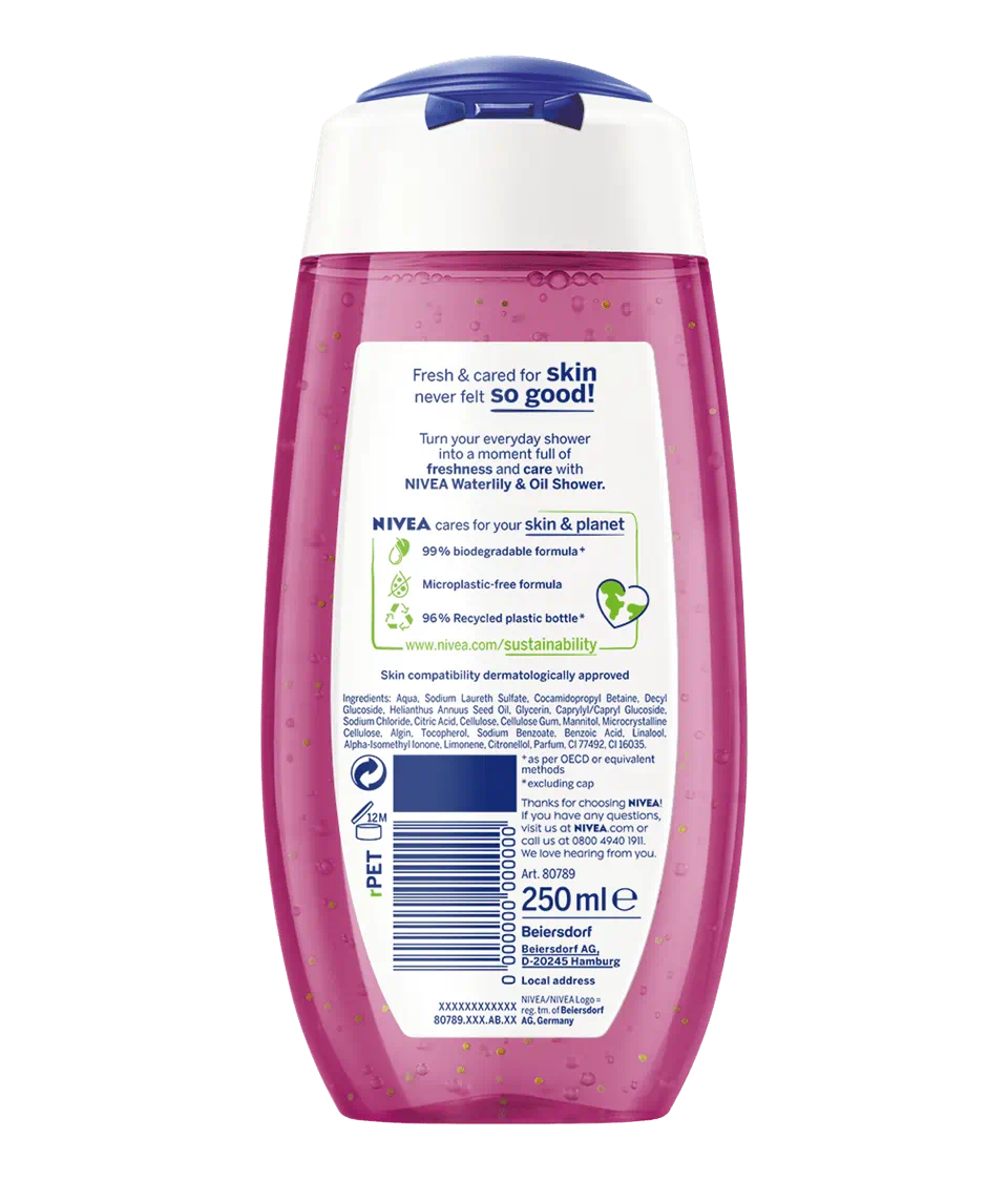 Nivea water lilly 250ml.
