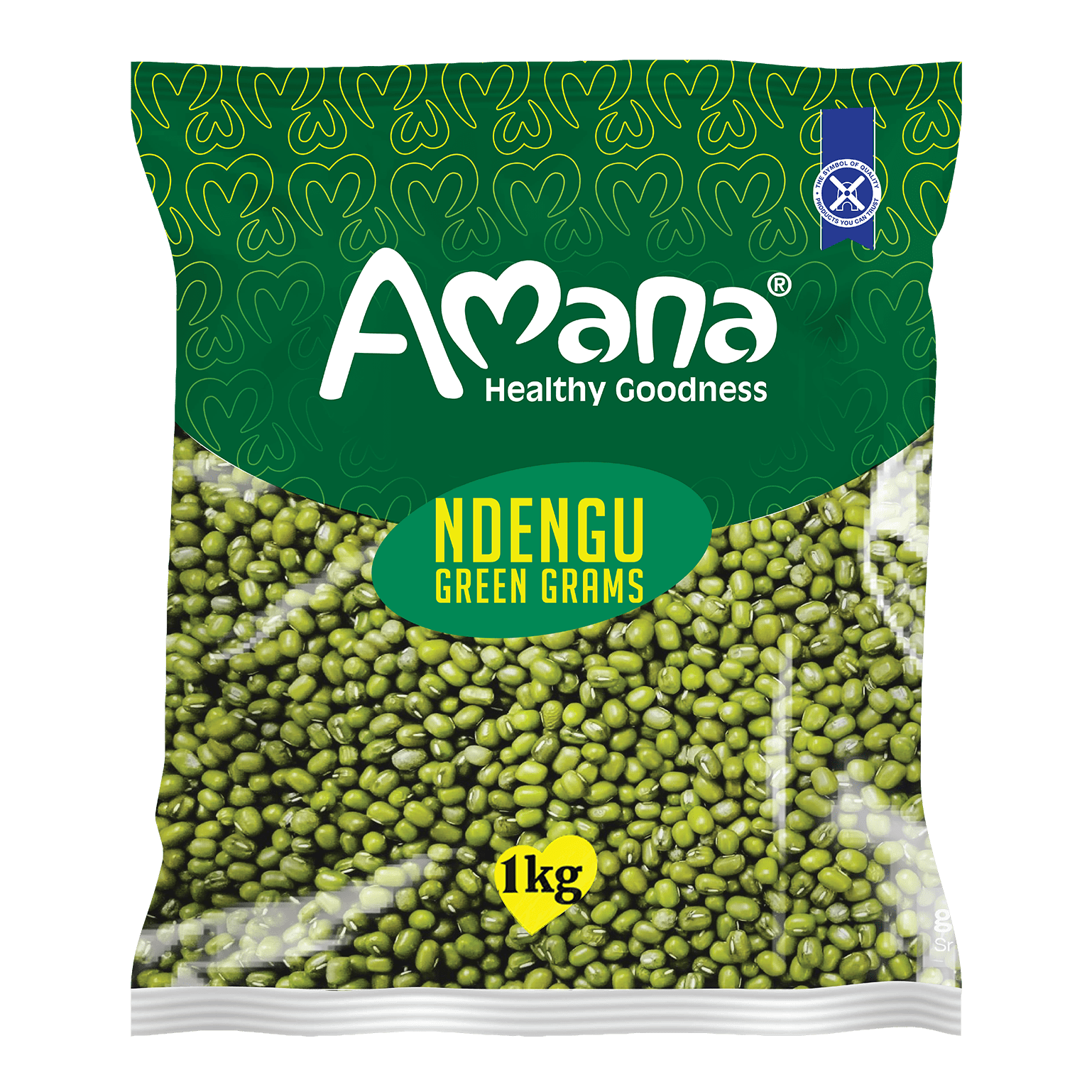 Amana Ndengu Green Grams 1 kg