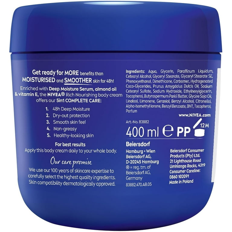 Nivea Rich Nourishing Body Cream   400ml