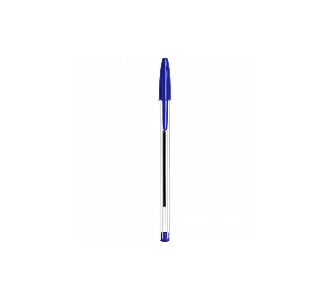 Ball point pen blue.