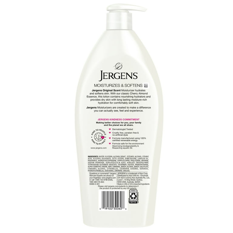 Jergens Original Scent Cherry Almond Dry Skin Moisturizer